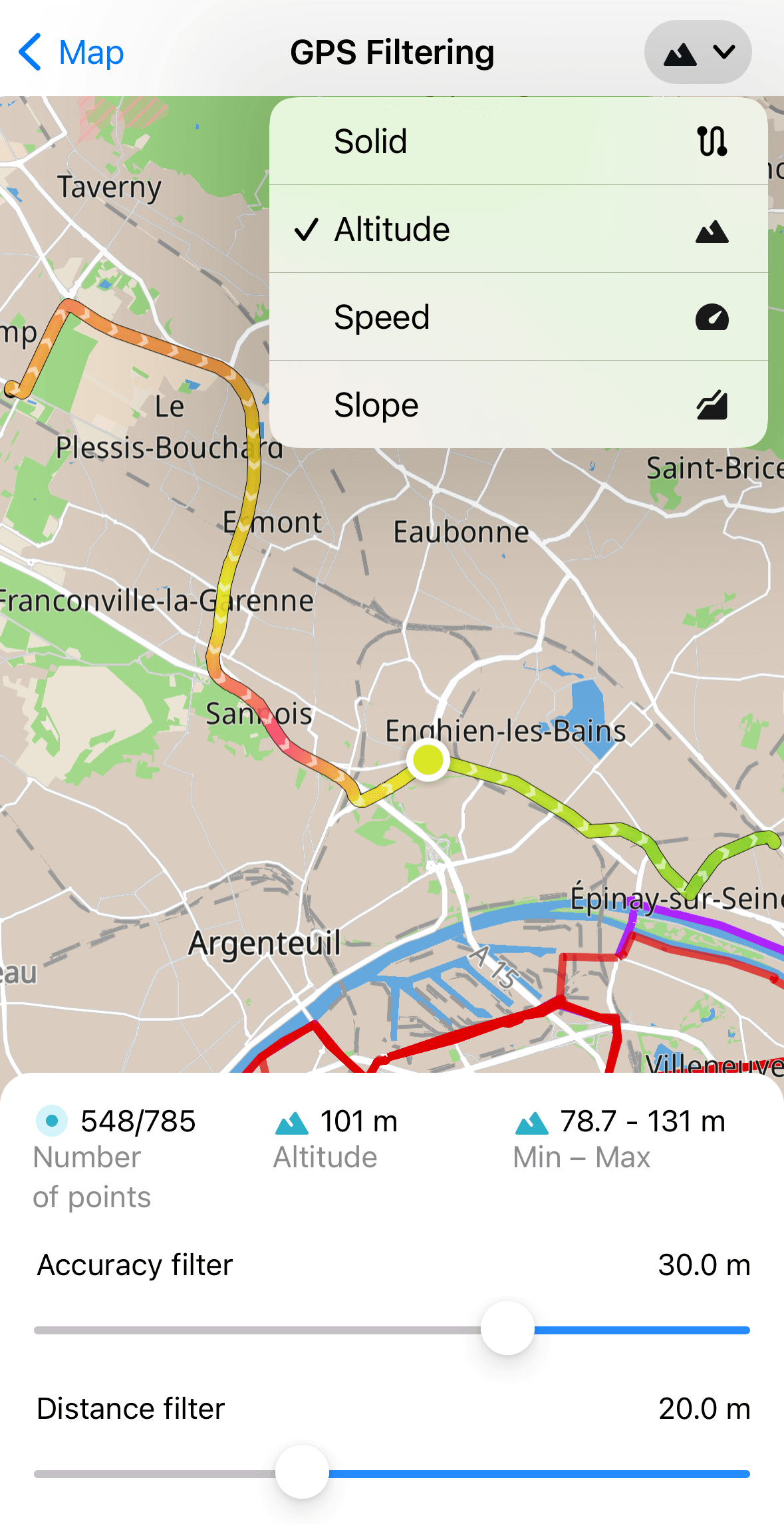 GPS Filtering