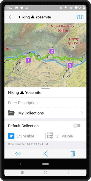 Guru Maps сінхранізуецца паміж iPhone і Android