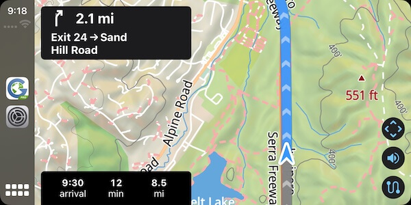 Mit Guru Maps durch Kalifornien fahren