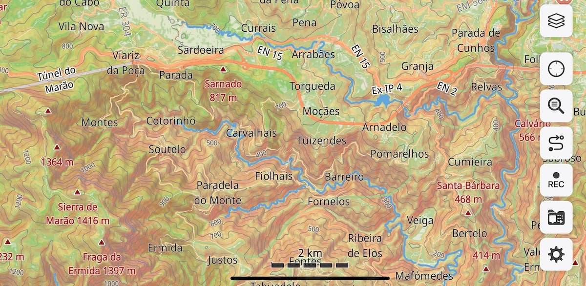 Mappe topografiche in Guru Maps